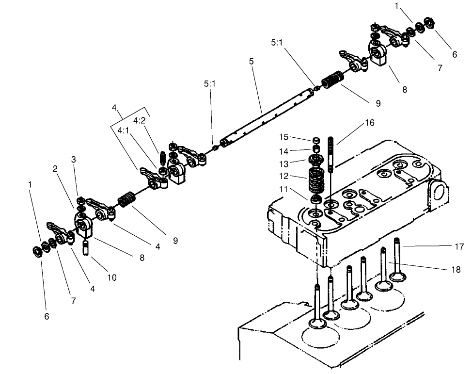 Valve and Rocker Arm Assembly
