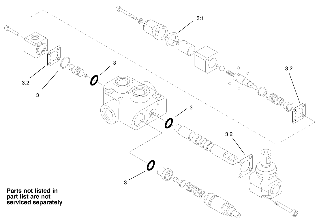 Hydraulic Valve Assembly No. 99-3077