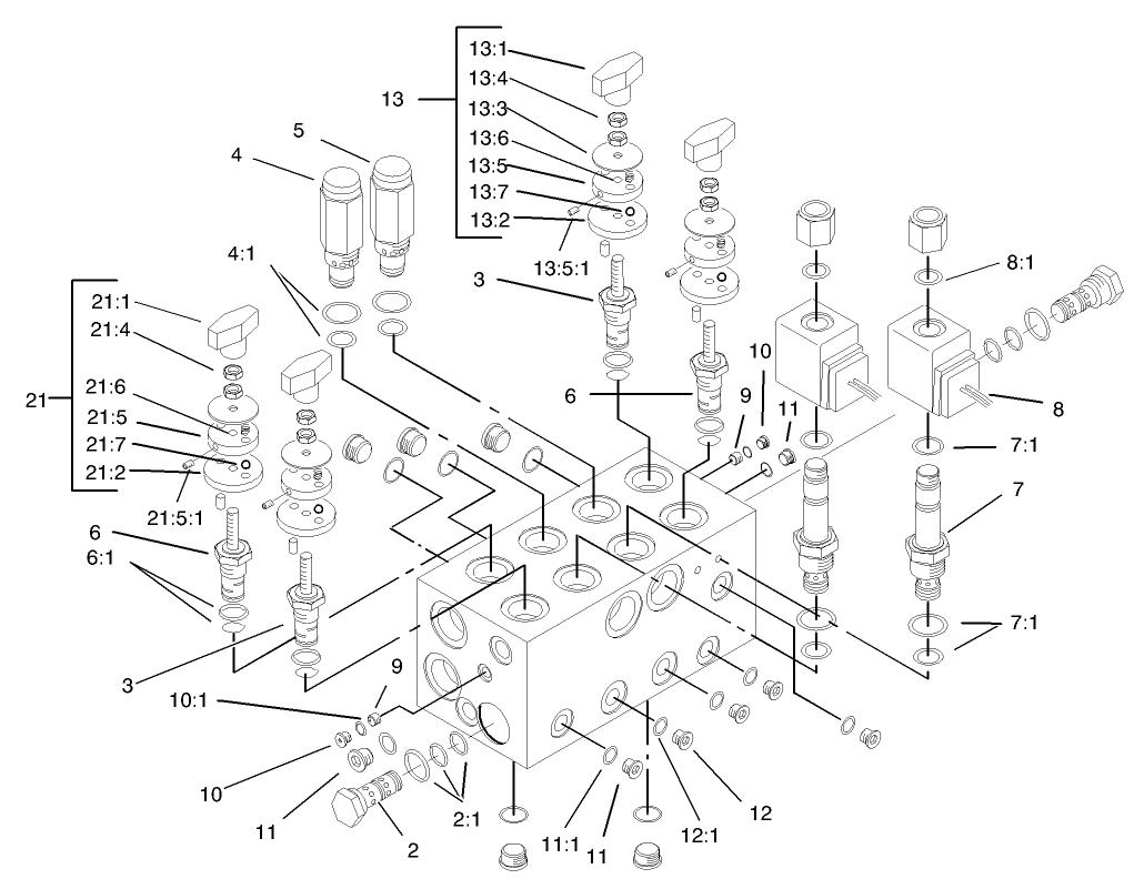 Mow Block Assembly No. 99-6978
