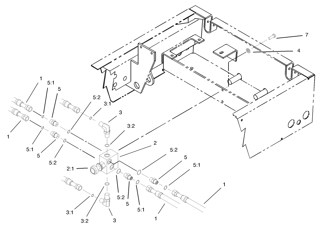 Rear Hydraulic Manifold Assembly