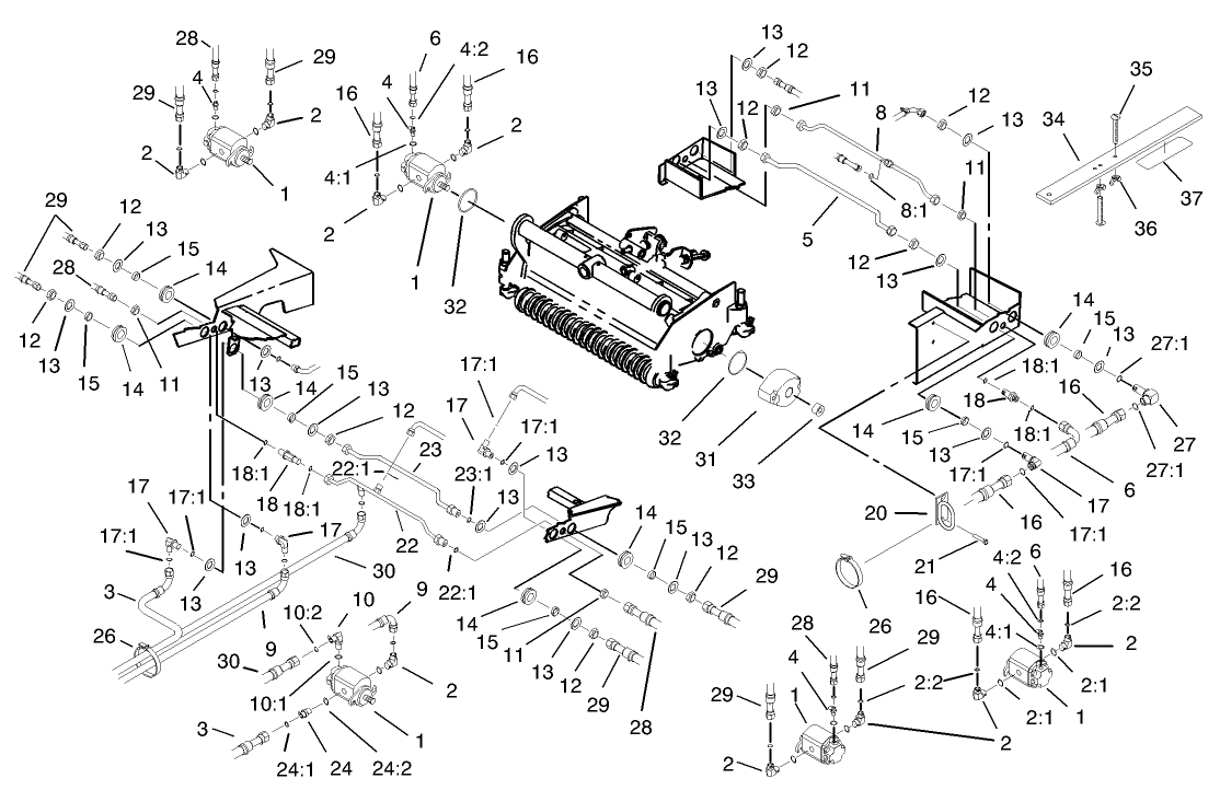 Reel Motor And Hose Assembly