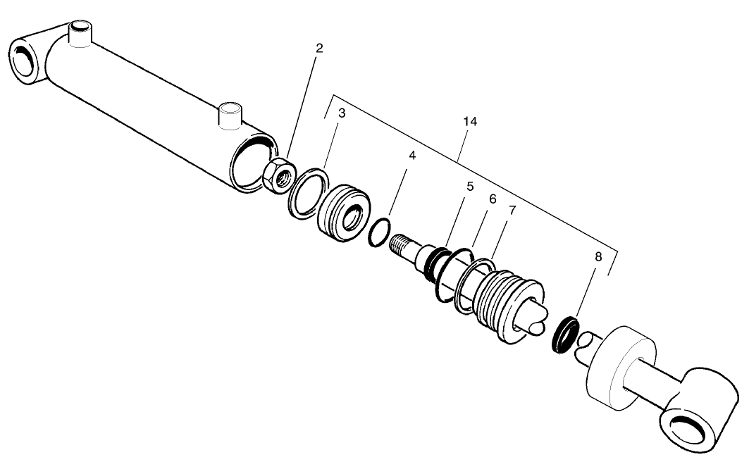 Hydraulic Cylinder Assembly No. 99-6987