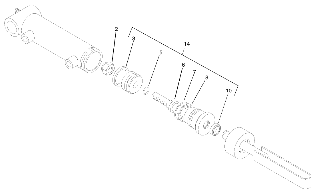 Hydraulic Cylinder Assembly No. 99-6986