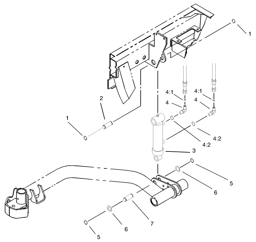 Rear Lift Cylinder Assembly