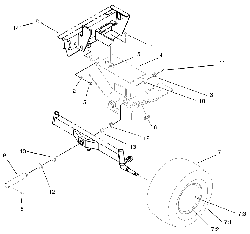Rear Axle Support Assembly