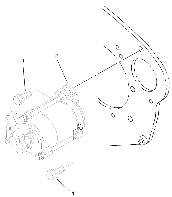 Starter Mount Assembly
