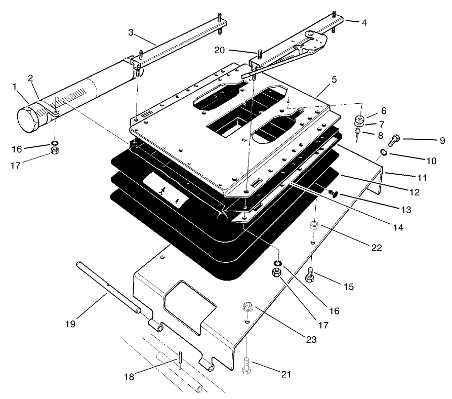 Seat Pivot And Bellows Assembly