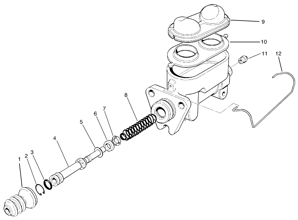 Brake System Master Cylinder No. 69-2640