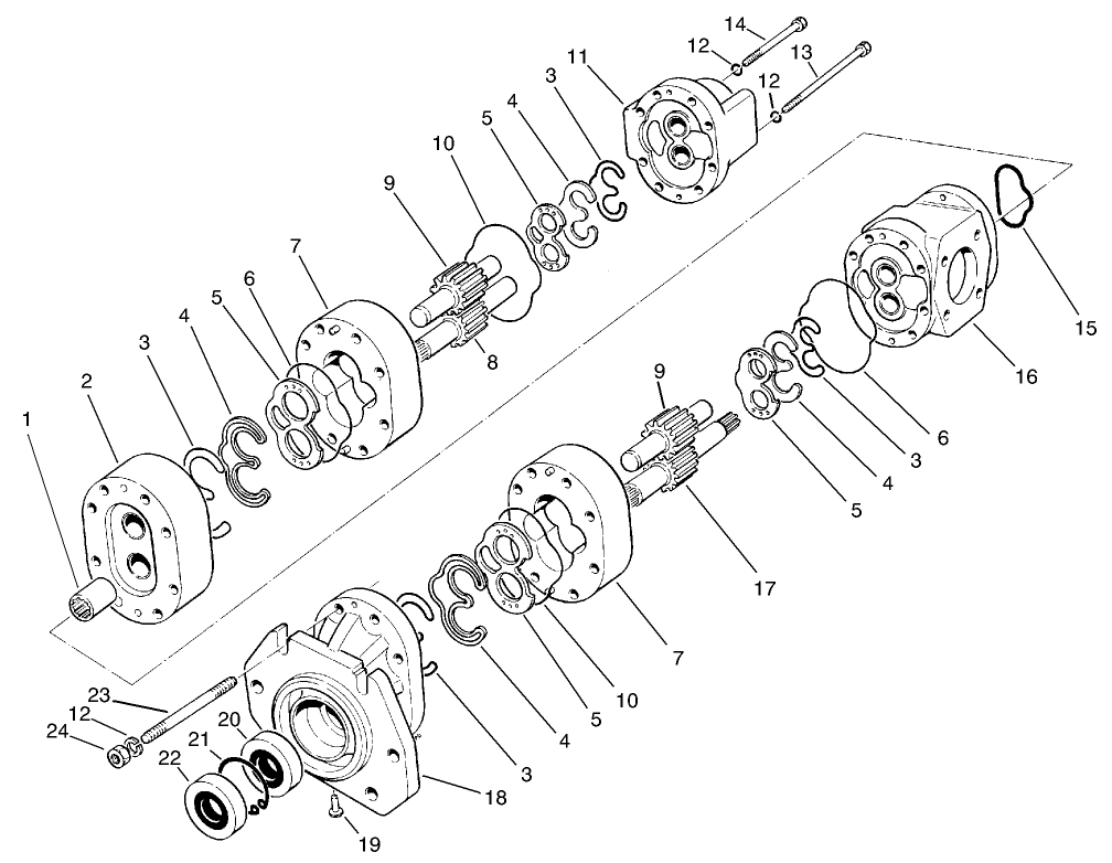 Double Gear Pump No. 69-2050-03