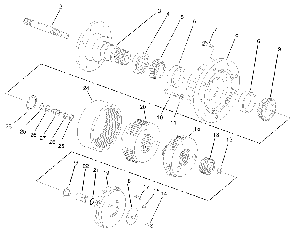 Planetary Gear Assembly No. 69-1730