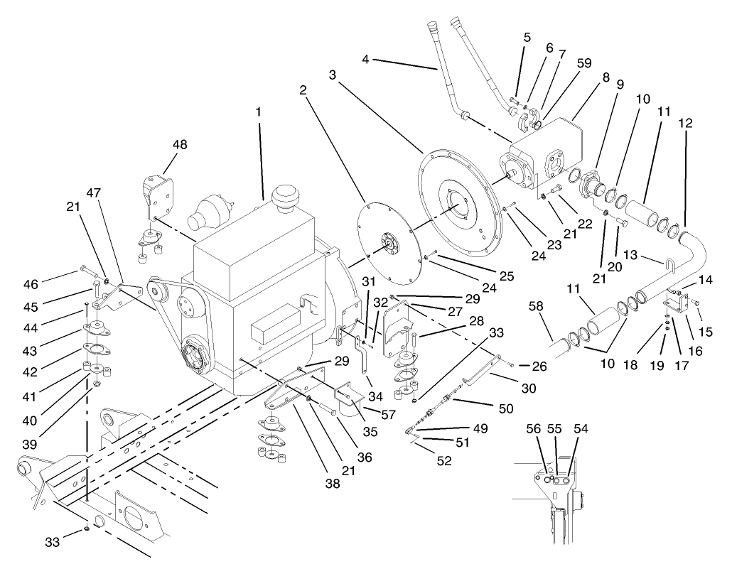 Engine Installation Assembly