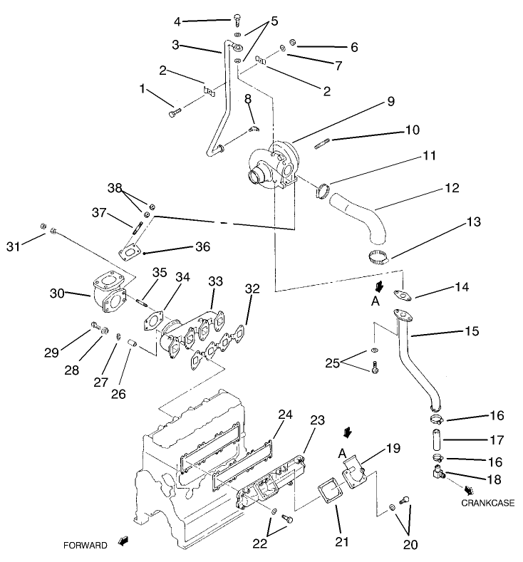 Inlet And Exhaust Manifold Assembly