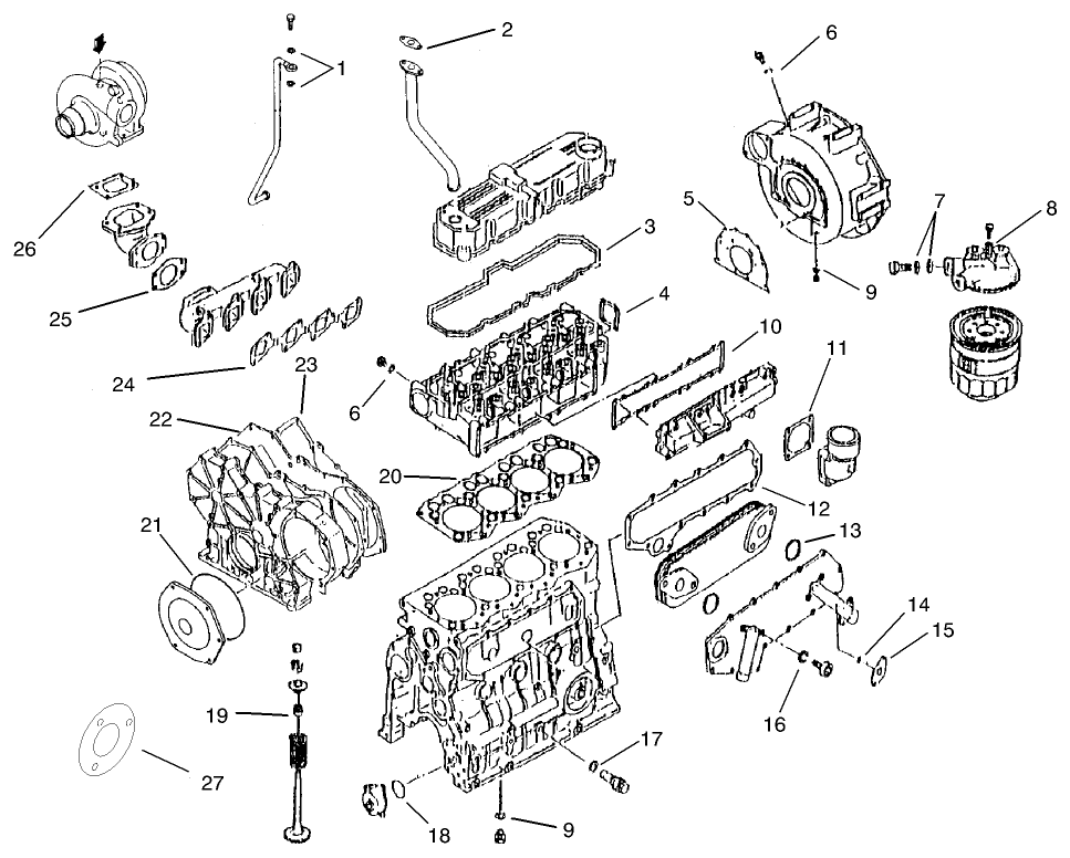 Overhaul Gasket Kit Assembly