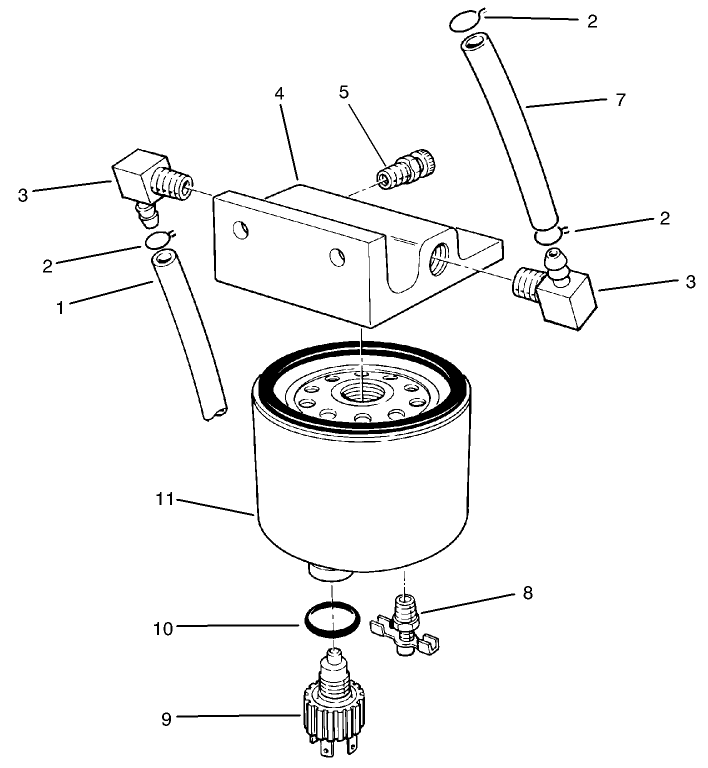 Fuel/water Filter Assembly