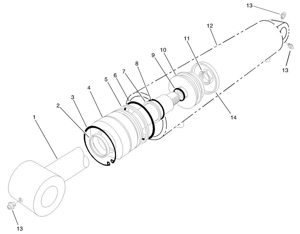 Hydraulic Cylinder Assembly No. 92-4971