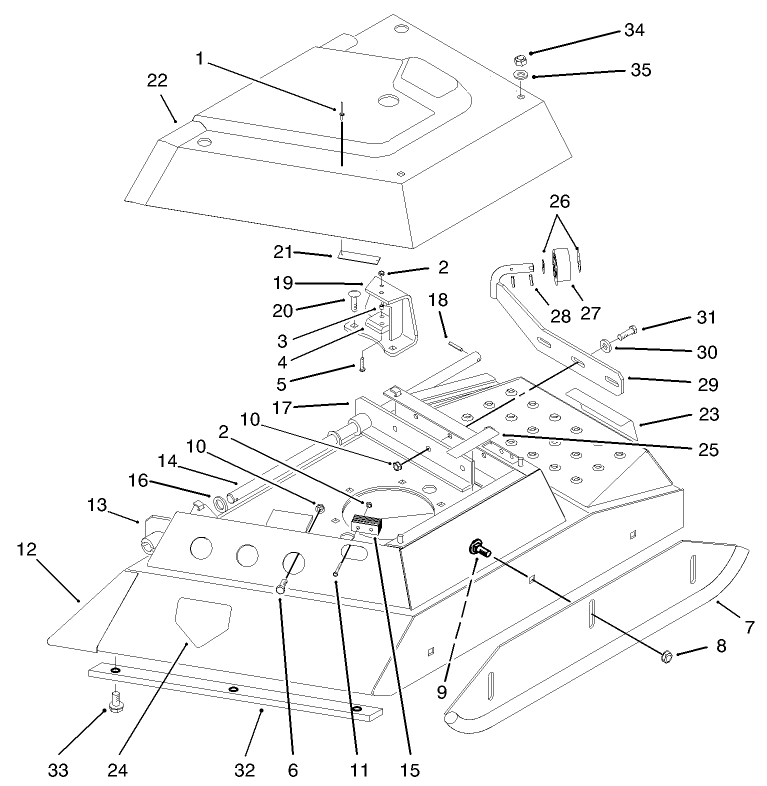 Left Wing Deck Model No. 30591