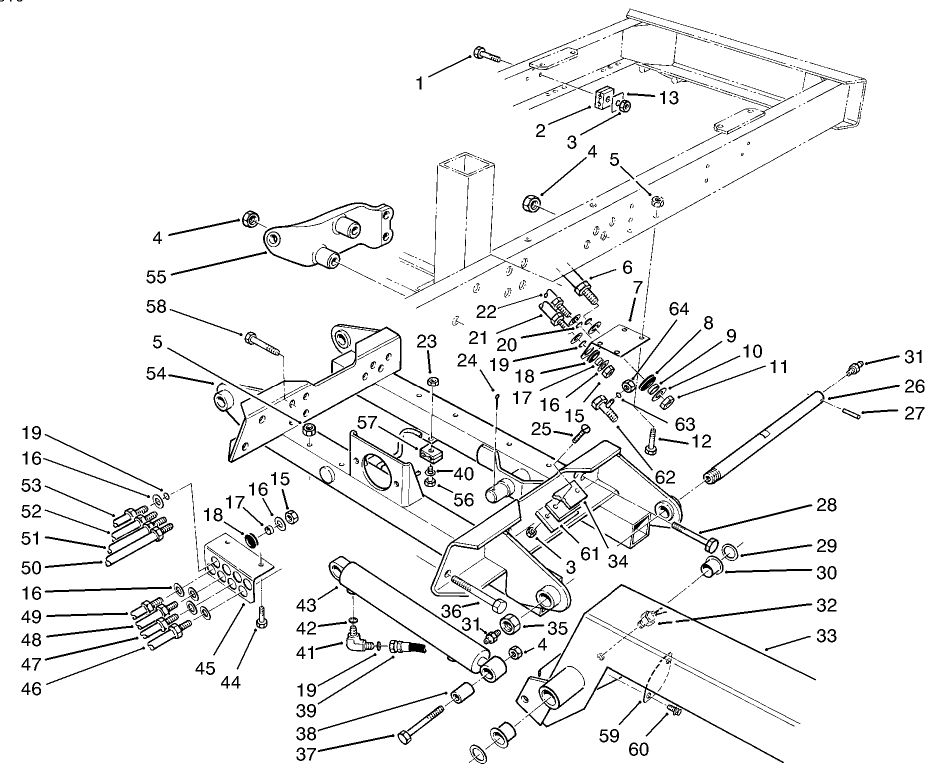 Wing Deck Lift Assembly