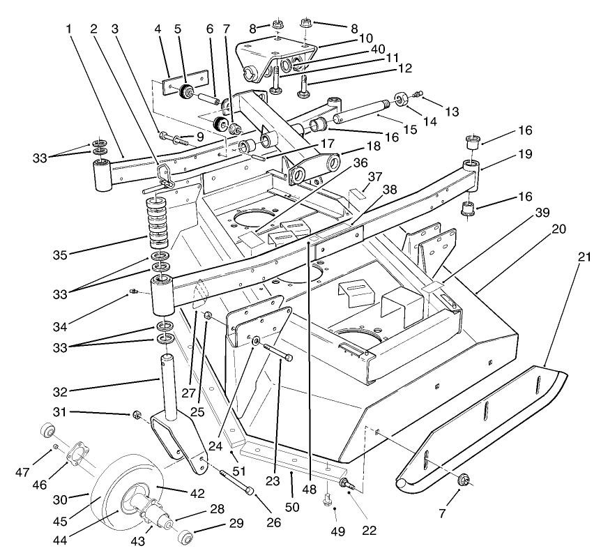 Wing Deck Model No. 30591 Lh And 30593 Rh
