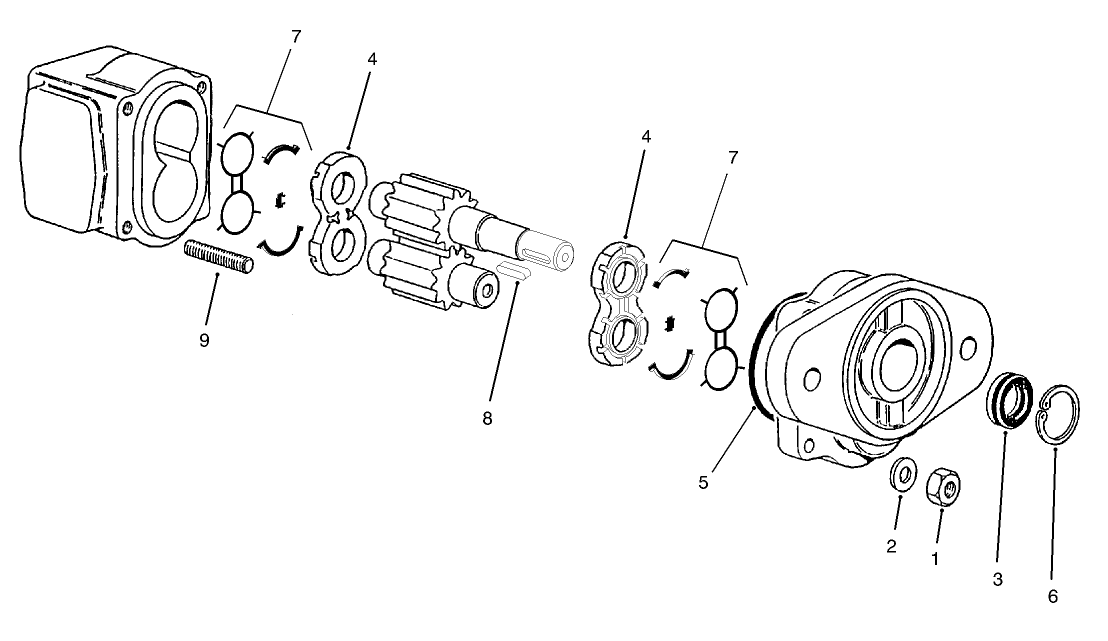 Hydraulic Motor Assembly No. 94-4907