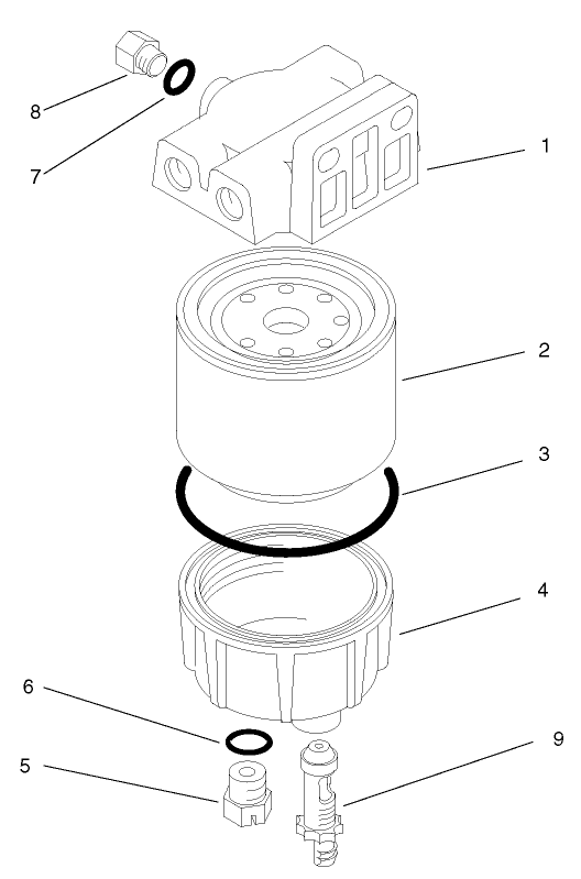 Water And Fuel Filter Assembly No. 98-9305
