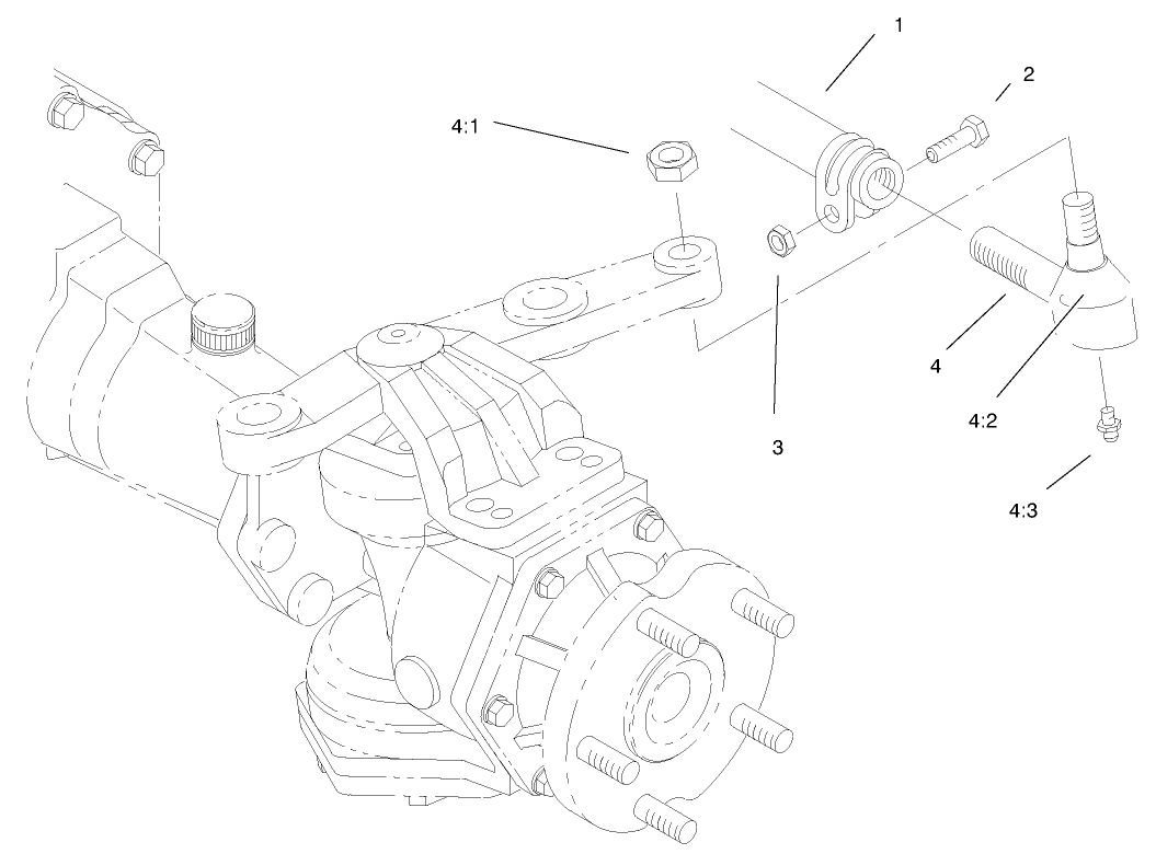 Tie Rod Assembly No. 98-3871-03 (only On: 30242)