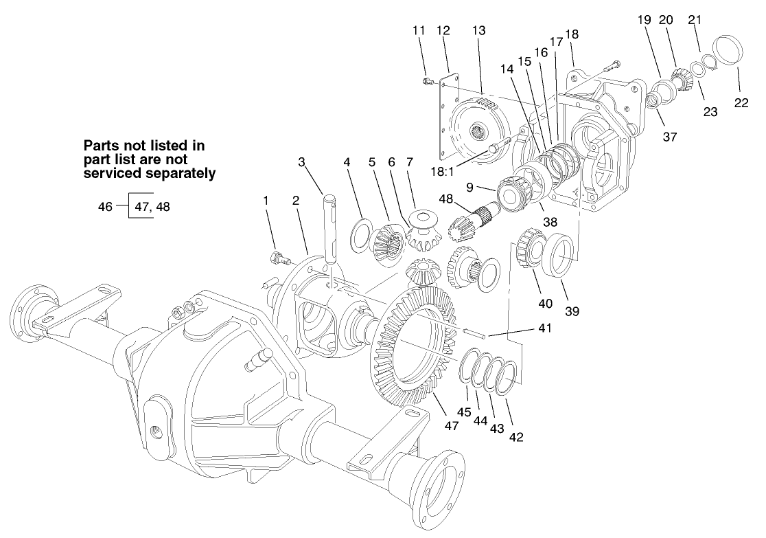Differential Carrier Assembly No. 92-4909 (continued)(only On: 30241)