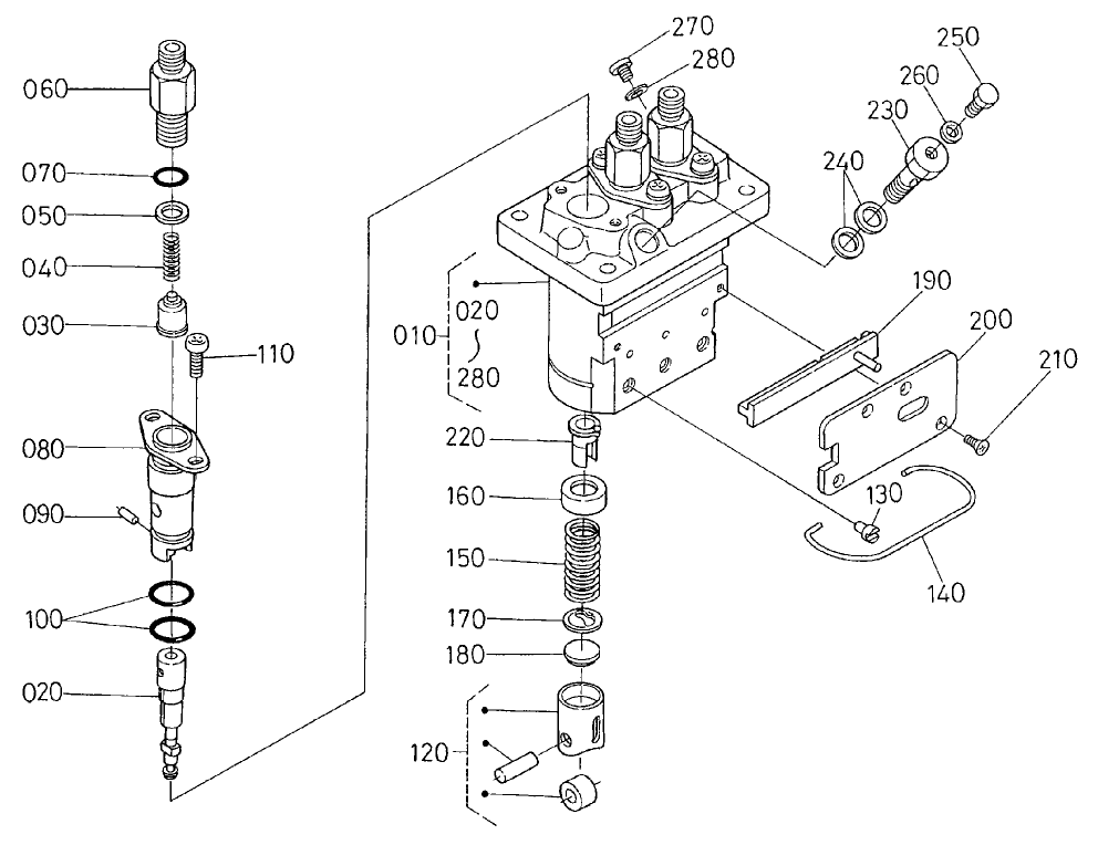 Injection Pump Assembly No. 98-9643