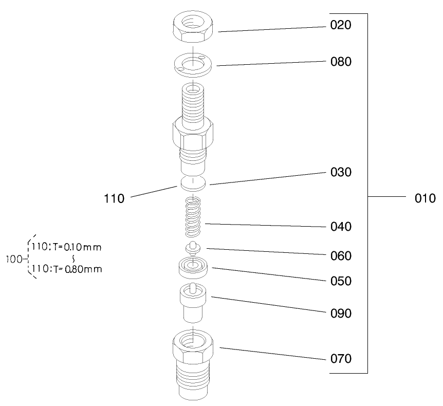 Nozzle Holder Assembly No. 98-9468