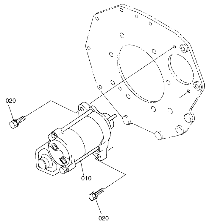 Starter Mount Assembly