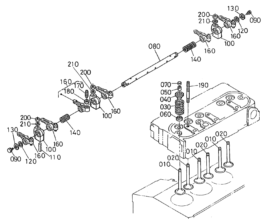 Valve And Rocker Arm Assembly