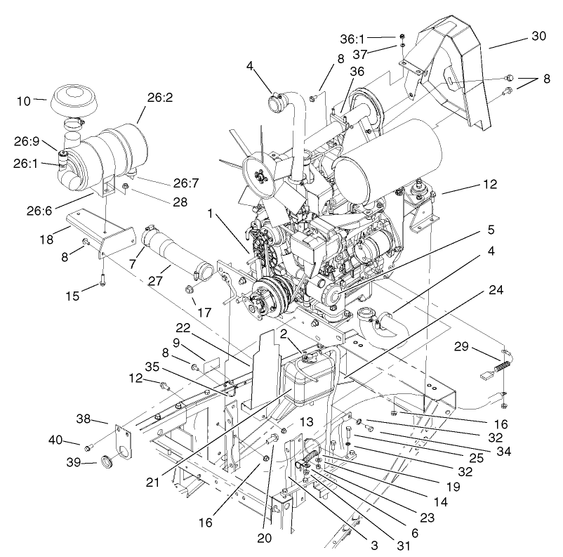 Engine Installation Assembly