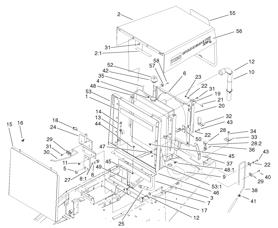 Radiator and Hood Assembly