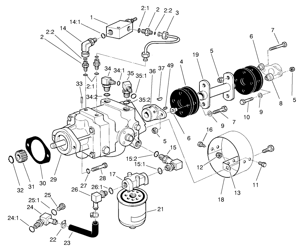 Hydrostatic Transmission Assembly