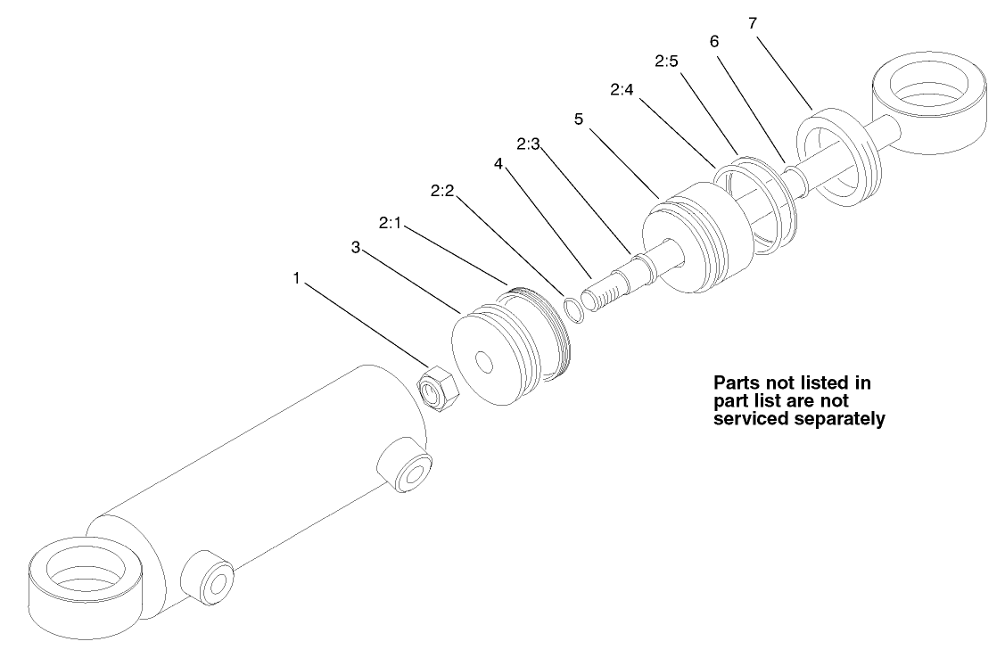 Cylinder Assembly No. 99-2415 (only on: 30627)