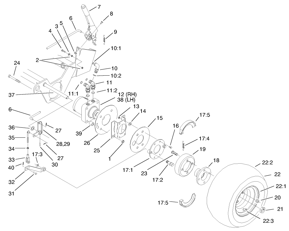 Front Wheel And Brake Assembly