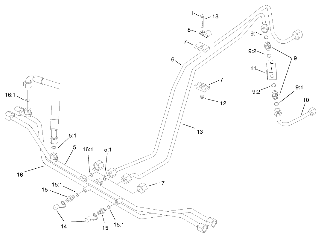 Hydraulic Hardline Assembly