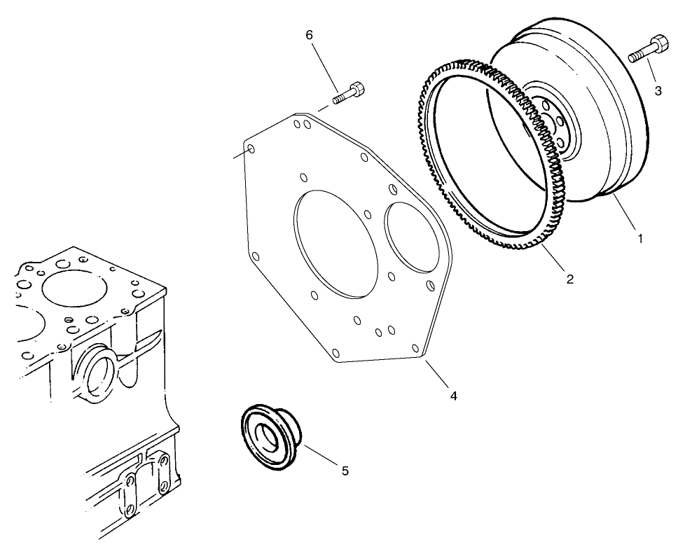 Flywheel Assembly Perkins Engine KI70372 (Carb Certified)