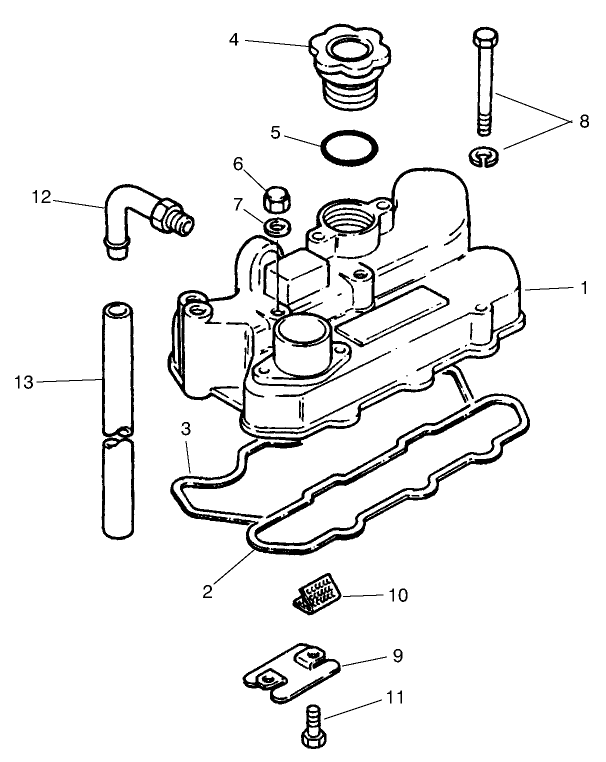 Valve Cover Assembly Perkins Engine KI70372 (Carb Certified)