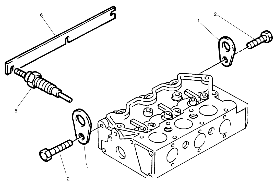 Engine Lifting Tab And Cold Start Assemblies Perkins Engine Ki70372 (carb Certified)