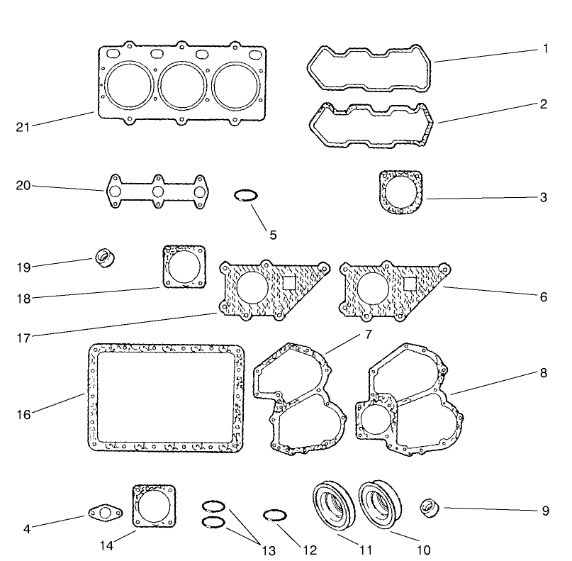 Gasket And Seals Perkins Engine Ki70372 (carb Certified)