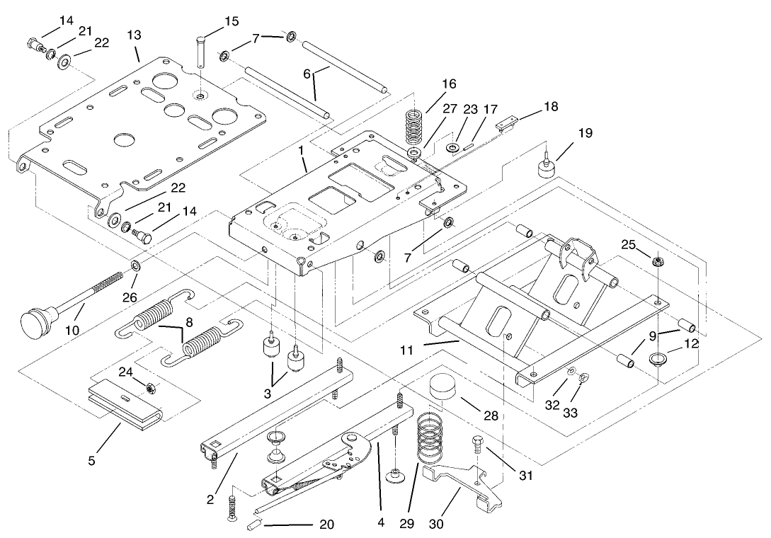 Seat Suspension Assembly No. 75-3000