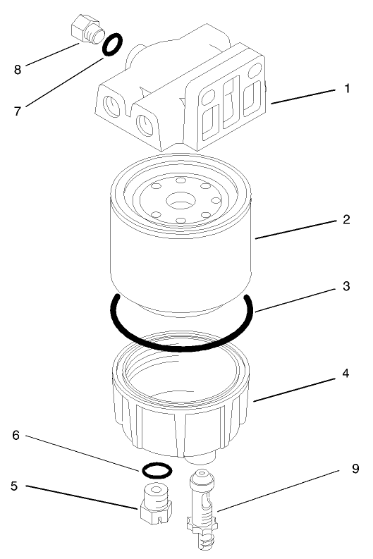 Water/fuel Separator Assembly No. 98-9305