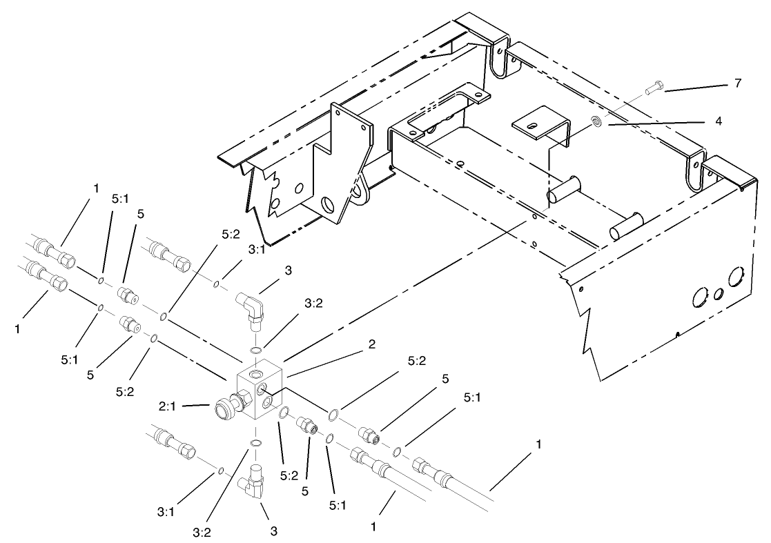 Rear Hydraulic Manifold Assembly