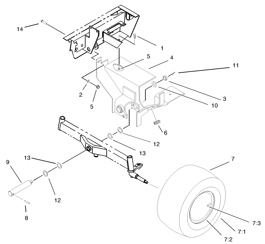 Rear Axle Support Assembly