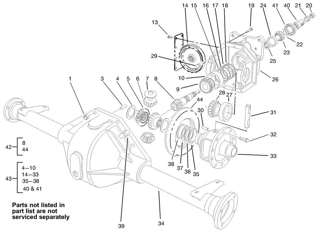 Axle Assembly No. 99-6981-03