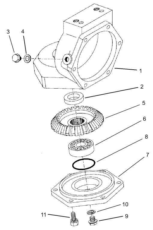 Rear Axle Assembly No. 98-3925 (continued) Axle Case Assembly