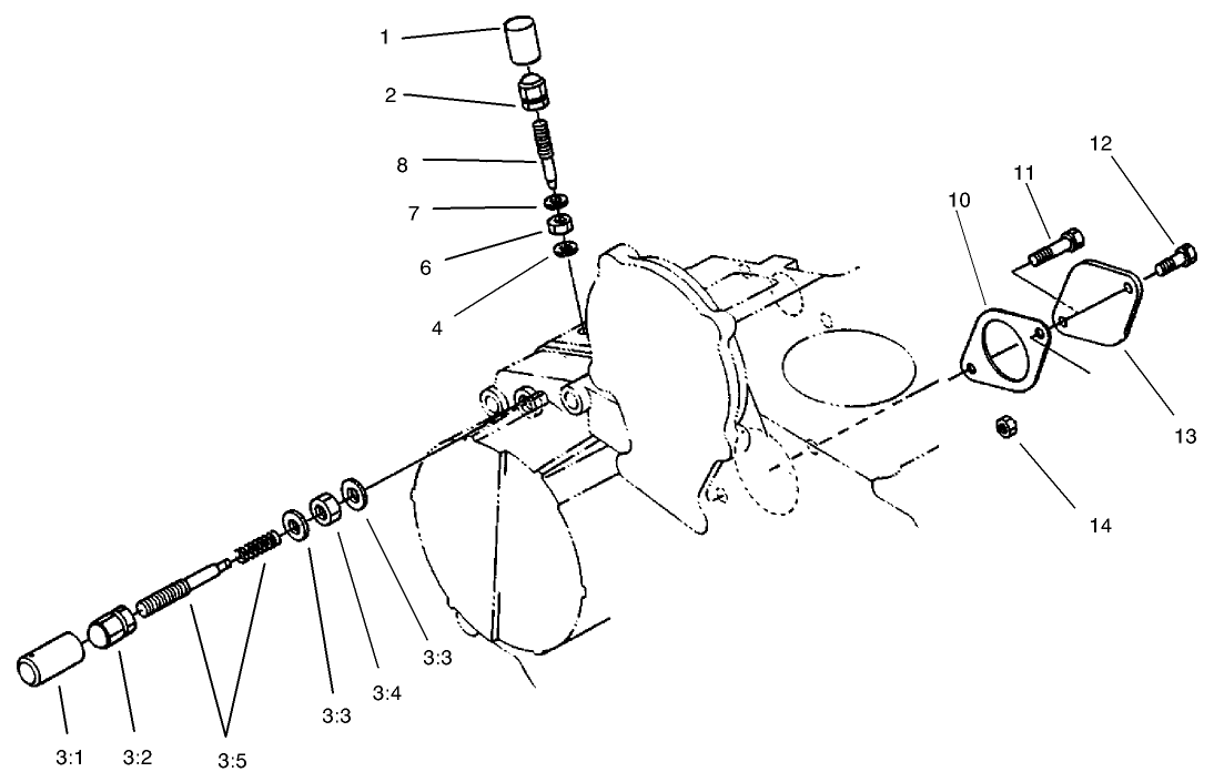Engine Stop Lever Assembly