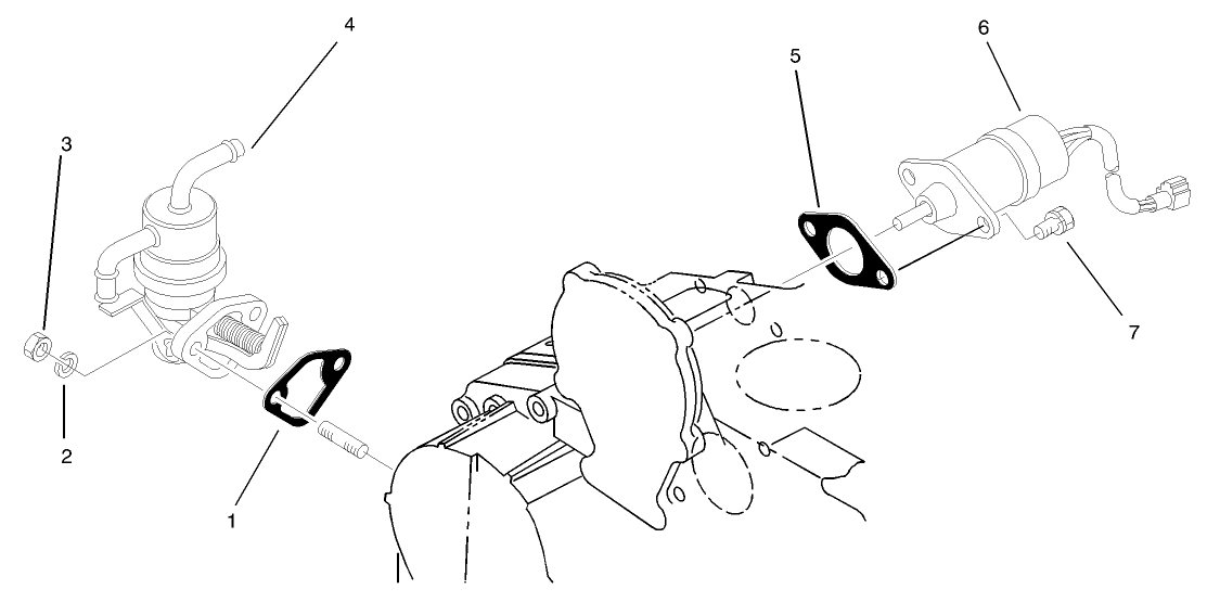 Stop Solenoid & Fuel Pump Assembly