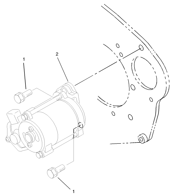 Starter Mount Assembly