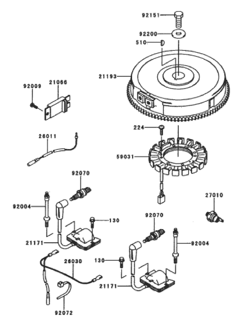 Electric-Equipment Assembly Kawasaki FH601V-CS06